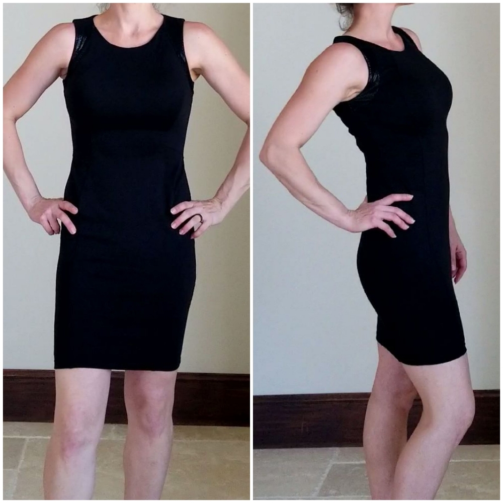 David Lerner Black Cocktail Party Dress  XS
